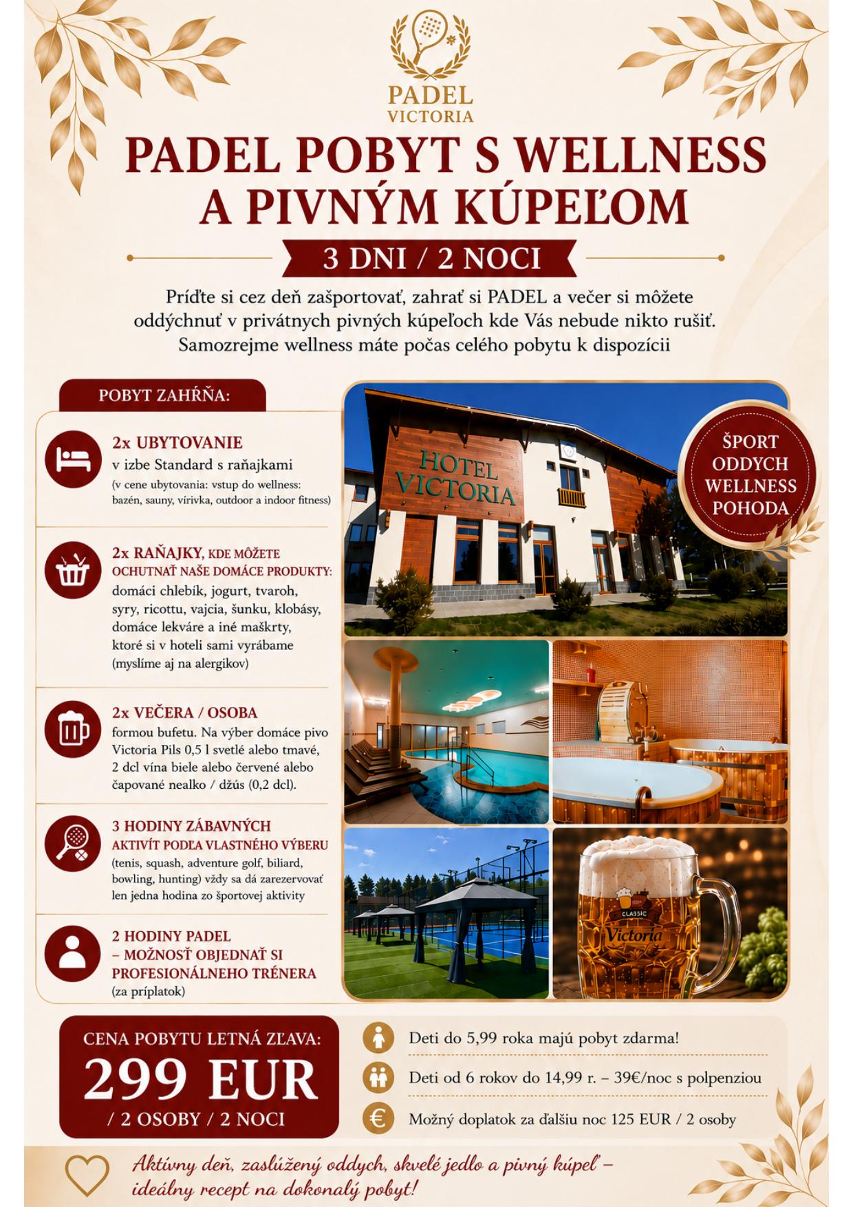 Padel pobyt Hotel Victoria